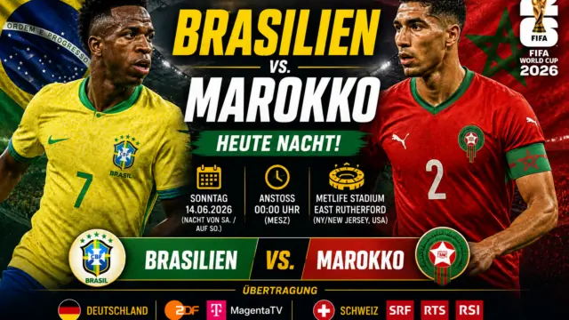 Brasilien Marokko heute: Anstoß, Aufstellung & TV