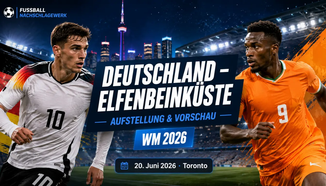 Deutschland Elfenbeinküste Aufstellung: Vorschau WM 2026