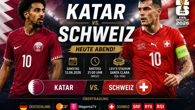 Katar Schweiz heute: Anstoß, Aufstellung & Übertragung