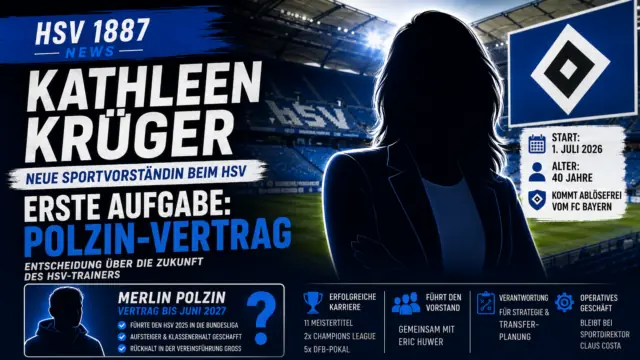 Kathleen Krüger beim HSV: Erste Aufgabe Polzin-Vertrag