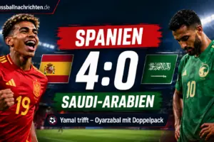 Spanien Saudi-Arabien Ergebnis: 4:0 & alle Tore