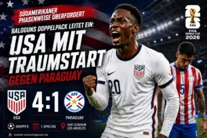 USA gegen Paraguay: 4:1 – Traumstart ins Heim-Turnier