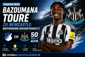 Bazoumana Touré zu Newcastle: Hoffenheims Rekordtransfer