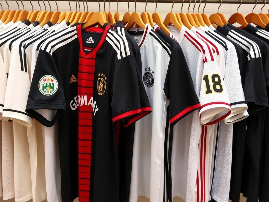 Günstige Fussball Trikots verschiedener Mannschaften