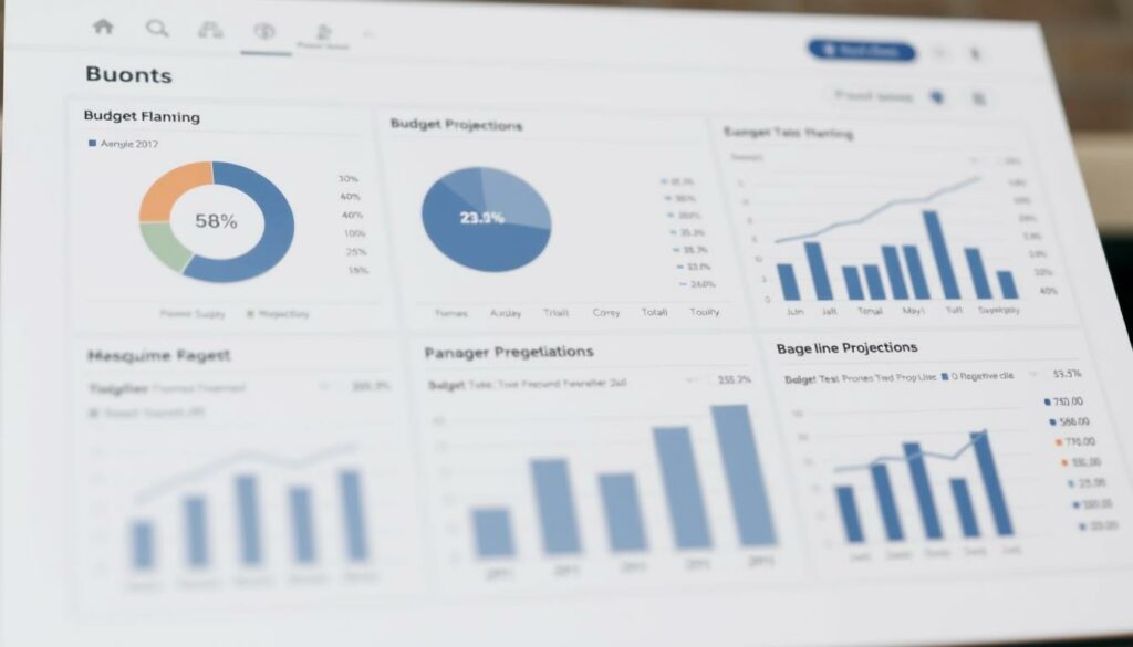 A detailed, data-driven financial planning dashboard, showcasing a comprehensive HSV (Hue, Saturation, Value) budget visualization. The dashboard features clean, minimalist design with a focus on key financial metrics and projections. Soft, muted tones create a professional, analytical atmosphere, complemented by sleek, modern UI elements. Precise charts, graphs, and infographics present complex budgetary information in an intuitive, easy-to-understand format. Subtle depth-of-field blur emphasizes the central budgetary figures, while a neutral background allows the data to take center stage. This image conveys a sense of financial control, strategic planning, and data-driven decision-making.