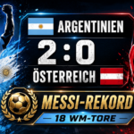 Argentinien Österreich Ergebnis: 2:0, Messi-Rekord