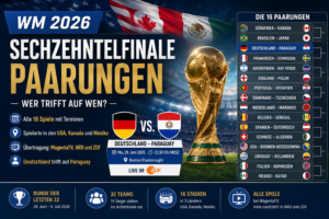 WM 2026 Sechzehntelfinale Paarungen: Wer trifft auf wen