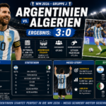 Argentinien Algerien Ergebnis: 3:0 dank Messi-Dreierpack