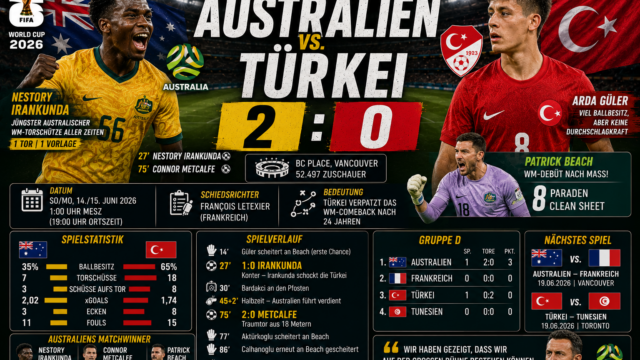 Australien Türkei Ergebnis: Socceroos gewinnen 2:0