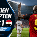 Belgien Ägypten Ergebnis: 1:1 dank Lukaku-Joker