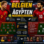 Belgien Ägypten: Star-Duell De Bruyne gegen Salah