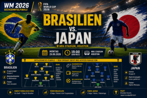 Brasilien Japan WM 2026: Aufstellung & Vorschau