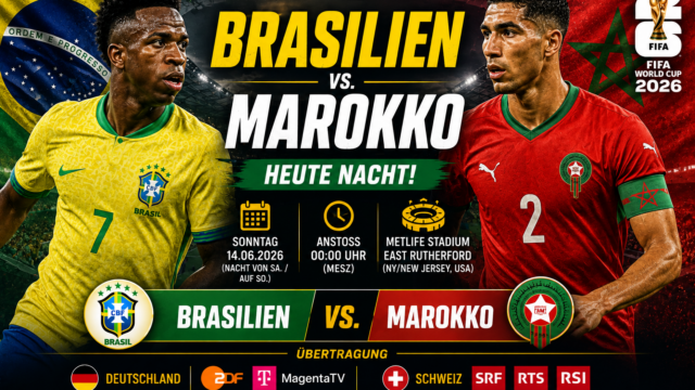 Brasilien Marokko heute: Anstoß, Aufstellung & TV