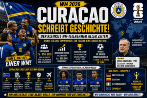 Curaçao WM 2026: Der kleinste Teilnehmer der Geschichte