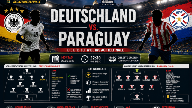 Deutschland Paraguay WM 2026: Aufstellung & Vorschau