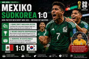 Mexiko Südkorea 1:0: Kim-Patzer beschert WM-Sieg