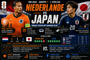 Niederlande Japan: Favorit Oranje gegen die Samurai Blue