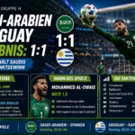 Saudi-Arabien Uruguay Ergebnis: 1:1 dank Al-Owais