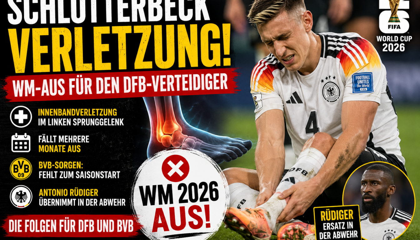 Schlotterbeck Verletzung: WM-Aus für den DFB-Verteidiger