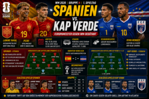 Spanien Kap Verde: Europameister gegen WM-Debütant
