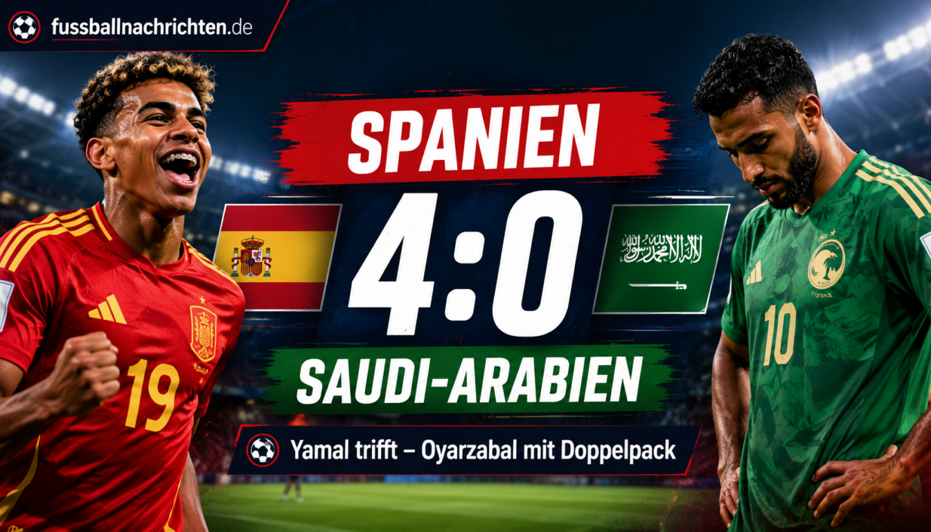 Spanien Saudi-Arabien Ergebnis: 4:0 & alle Tore