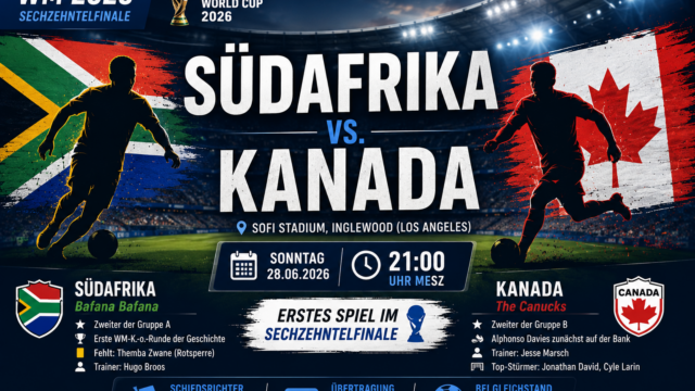 Südafrika Kanada WM 2026: Aufstellung & Vorschau