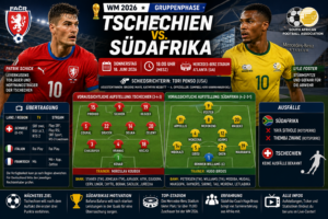 Tschechien Südafrika: Aufstellung & Übertragung WM 2026