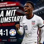 USA gegen Paraguay: 4:1 – Traumstart ins Heim-Turnier