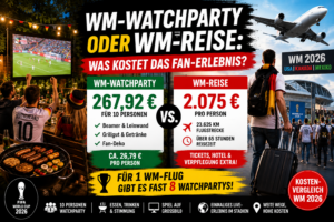 WM-Watchparty oder WM-Reise: Was kostet das Fan-Erlebnis?