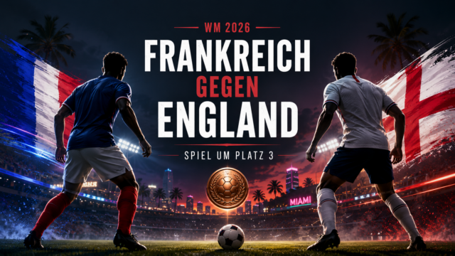 WM 2026 Spiel um Platz 3: Frankreich gegen England