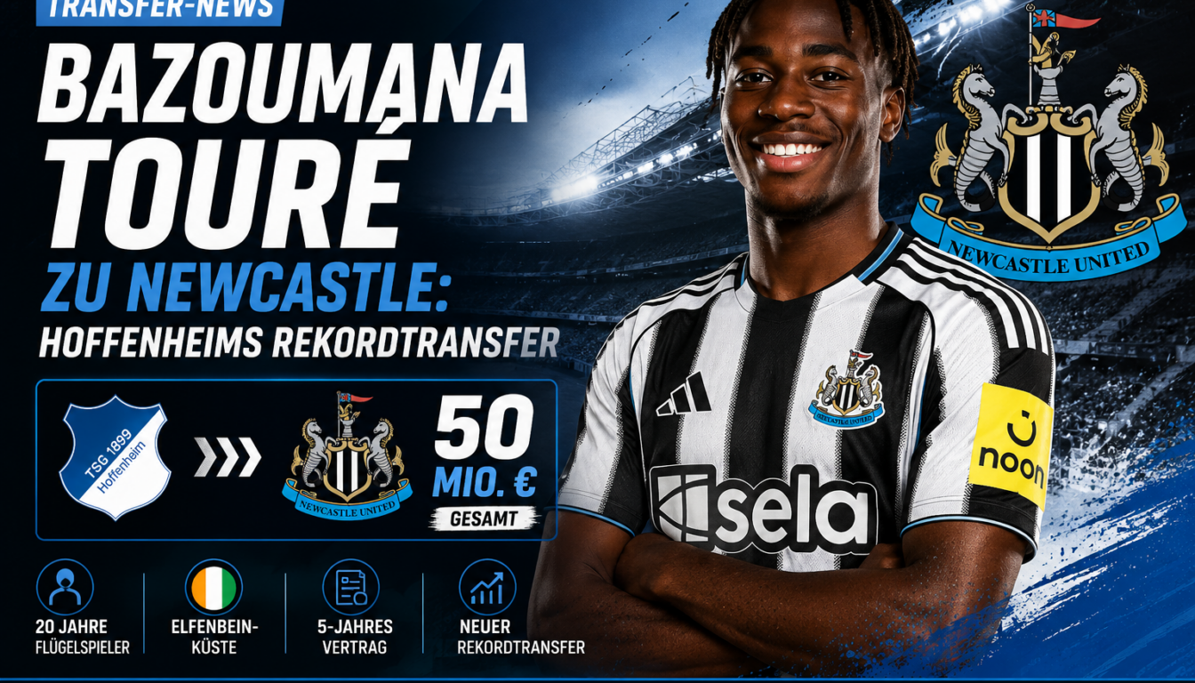 Bazoumana Touré zu Newcastle: Hoffenheims Rekordtransfer