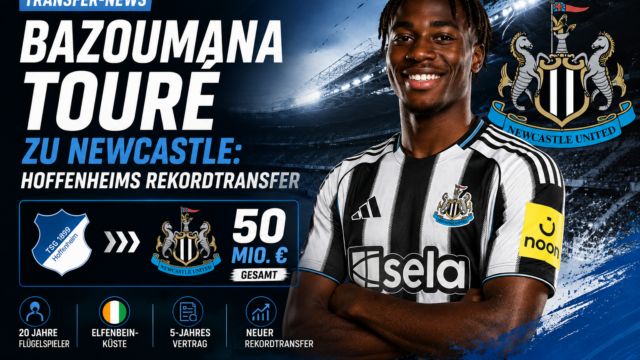 Bazoumana Touré zu Newcastle: Hoffenheims Rekordtransfer