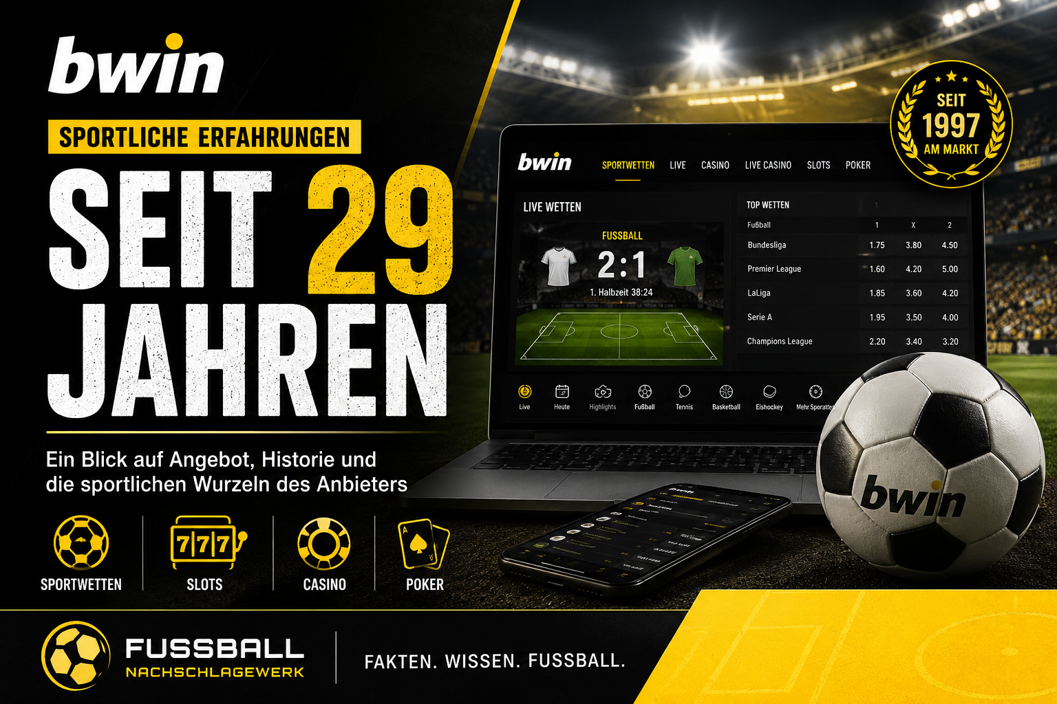 bwin: Sportliche Erfahrungen seit 29 Jahren