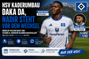 HSV Kaderumbau: Daka da, Nadir steht vor dem Wechsel