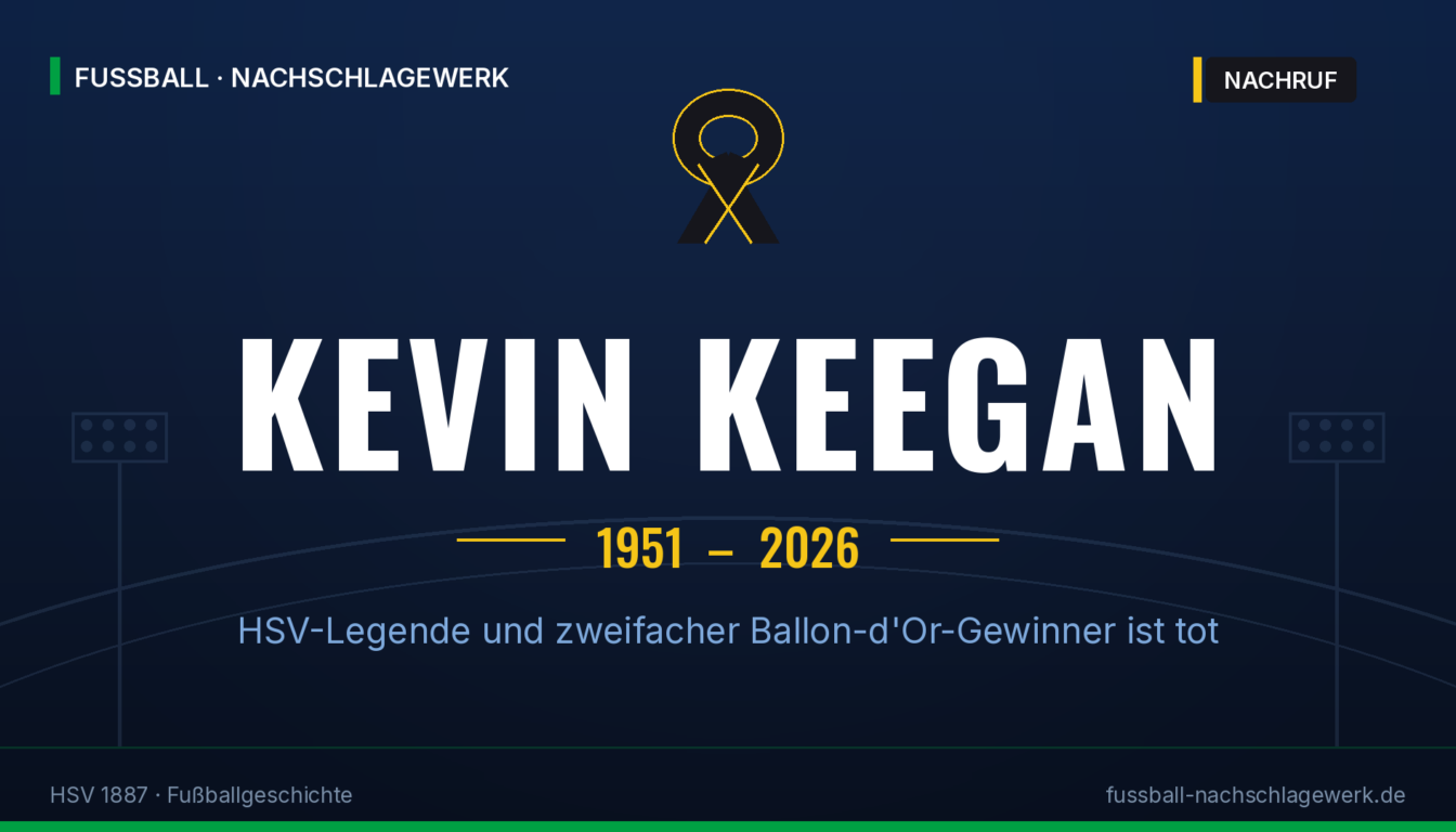 Kevin Keegan gestorben: HSV-Legende mit 75 Jahren tot