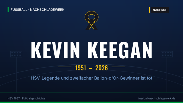 Kevin Keegan gestorben: HSV-Legende mit 75 Jahren tot