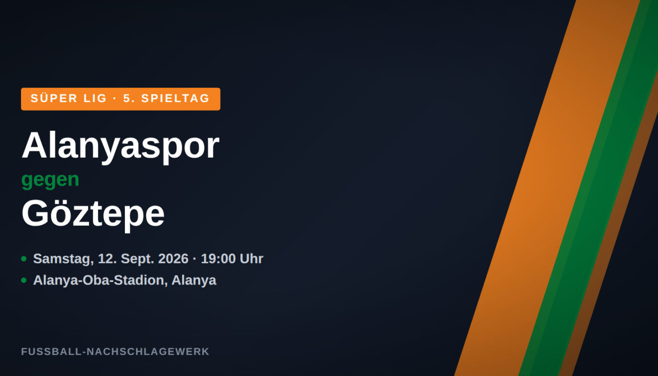 Alanyaspor gegen Göztepe: Heimstärke gegen wackelnde Auswärtsbilanz