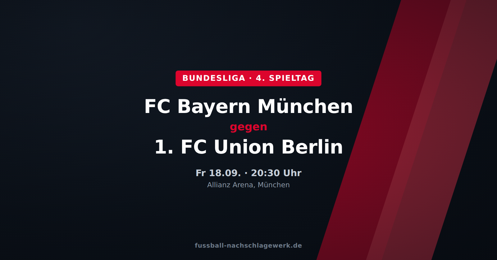 FC Bayern – Union Berlin: Pflichtsieg-Auftrag zum Freitagabend