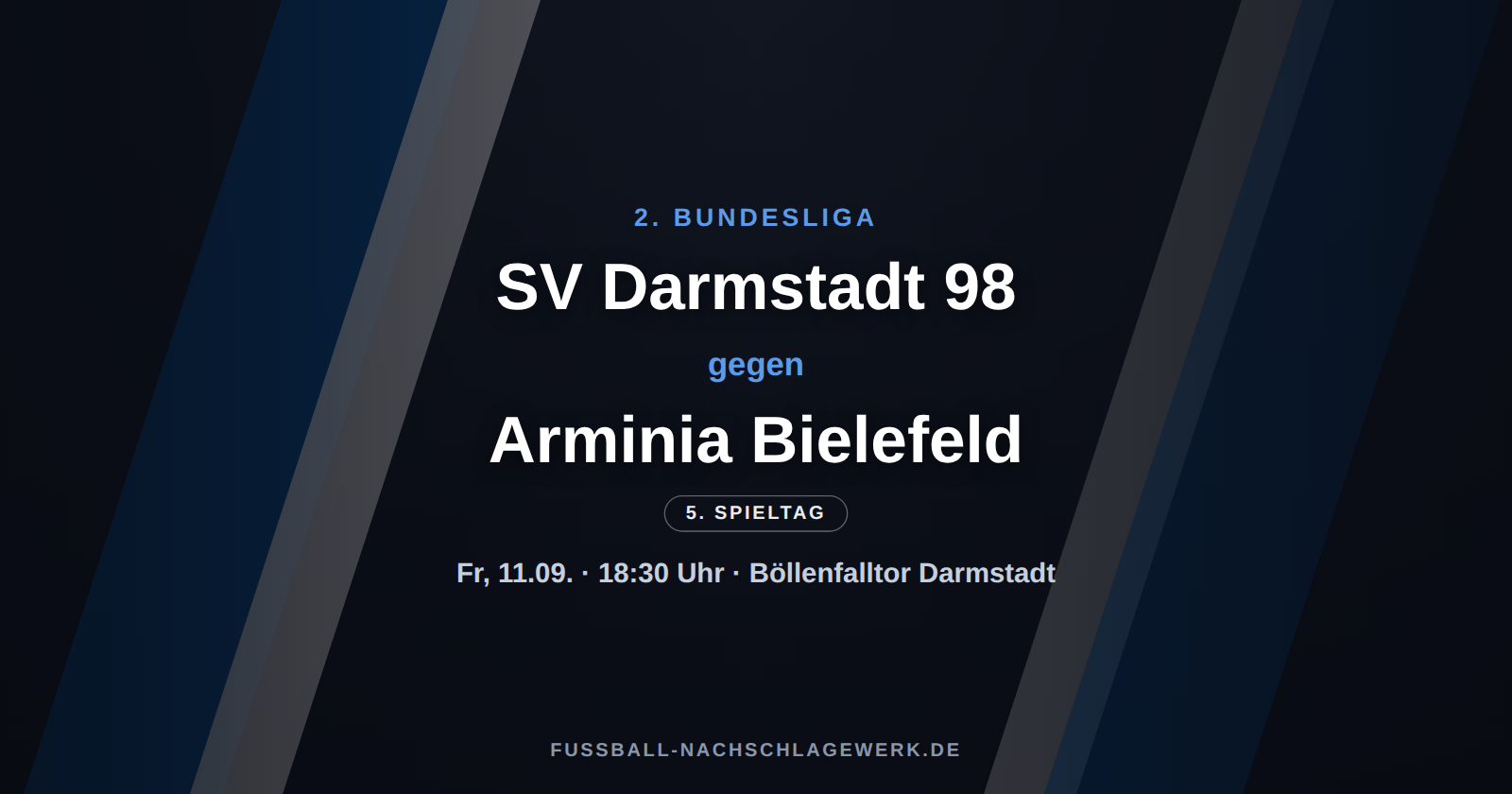 SV Darmstadt 98 – Arminia Bielefeld: Kellerduell am 5. Spieltag der 2. Bundesliga