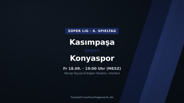 Kasımpaşa – Konyaspor: Ungeschlagen gegen das kriselnde Konyaspor