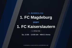 1. FC Magdeburg – 1. FC Kaiserslautern: Prüfstein gegen die stabilen Roten Teufel