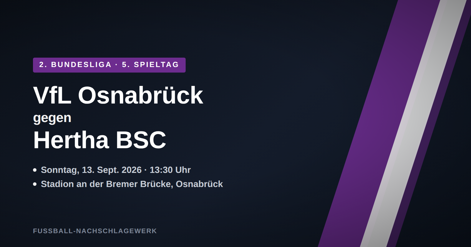 VfL Osnabrück gegen Hertha BSC: Aufsteiger fordert den Formstärksten