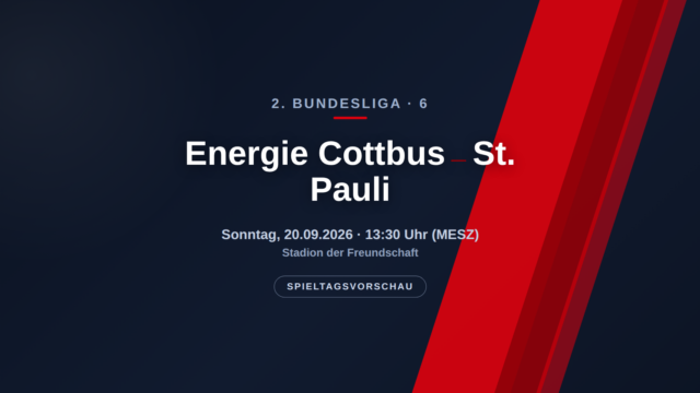 Energie Cottbus – FC St. Pauli: Enges Zweitliga-Duell an der Freundschaft