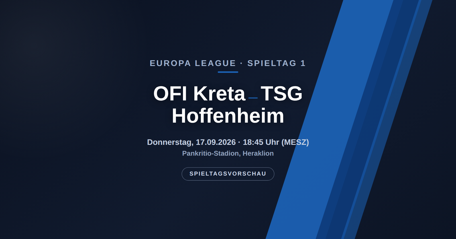 OFI Kreta – TSG Hoffenheim: Vorschau, Form & Prognose zum Europa-League-Auftakt