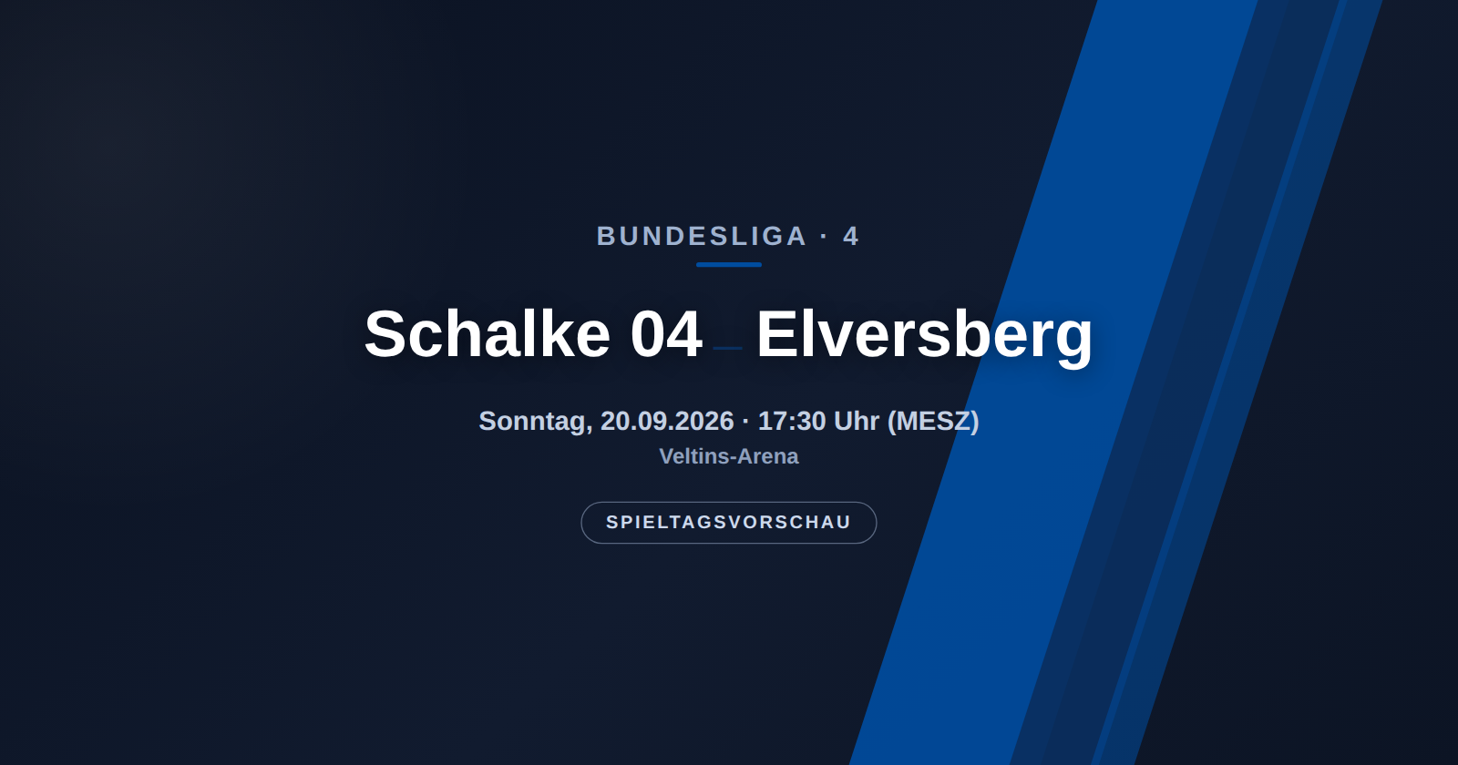 Schalke 04 – SV Elversberg: Königsblau gegen den Überflieger