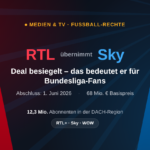 RTL kauft Sky Deutschland: Der Deal und seine Folgen für Bundesliga-Fans