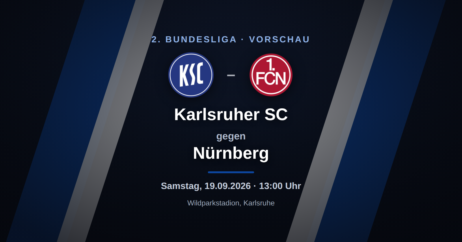 Karlsruher SC – Nürnberg: Vorschau, Form & Prognose zum 2. Bundesliga-Spieltag
