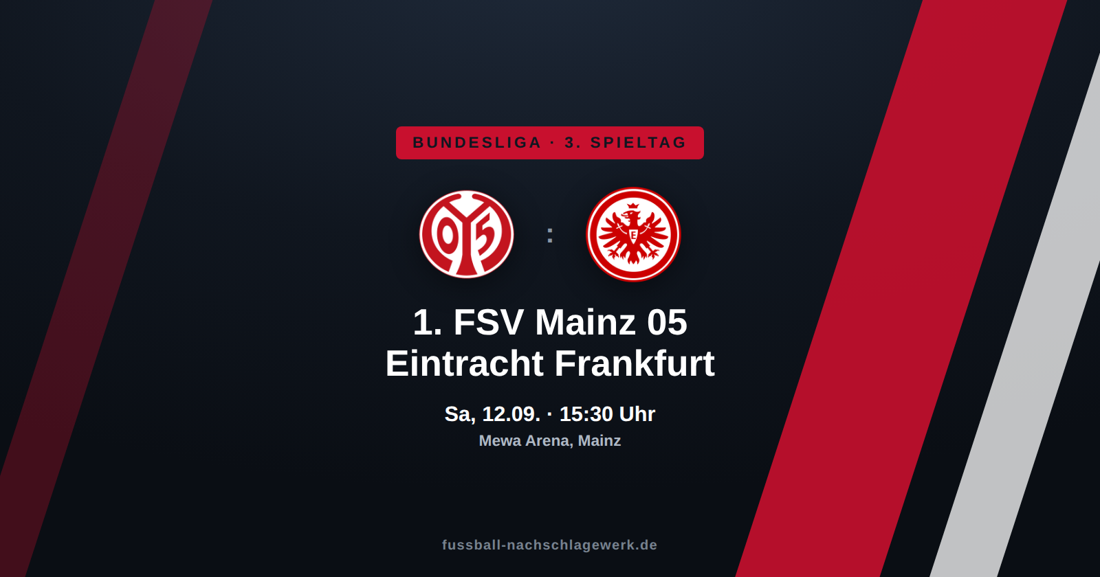 1. FSV Mainz 05 – Eintracht Frankfurt: Behält Mainz die weiße Weste?