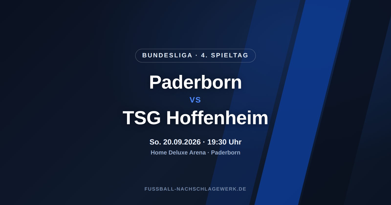 SC Paderborn 07 – TSG Hoffenheim: Aufsteiger sucht das erste Saisontor