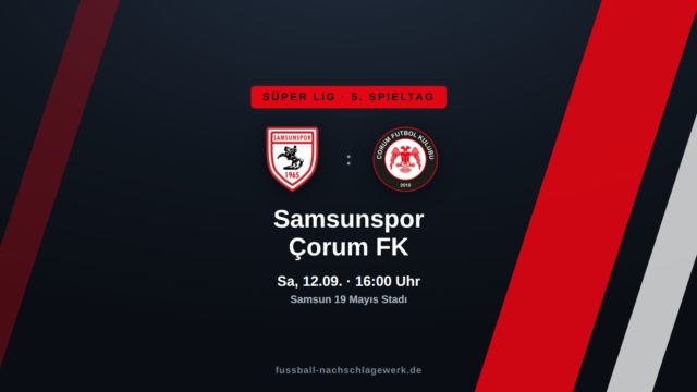 Samsunspor – Çorum FK: Kellerduell mit gegensätzlichen Vorzeichen